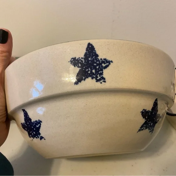 Vintage At Home American Marshall Pottery Serving Bowl - Picture 9 of 16